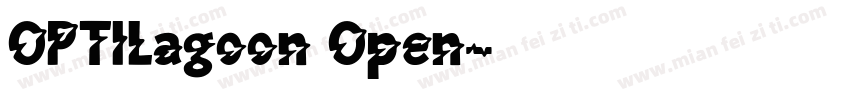 OPTILagoon Open字体转换